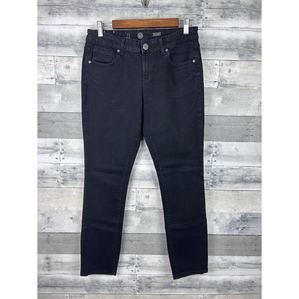 So Women's Black Skinny Jeans 11